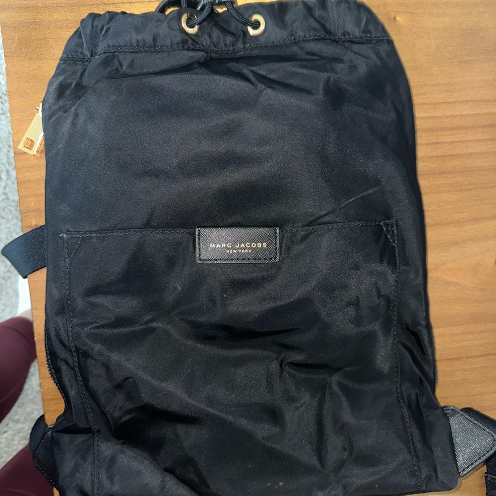 Marc Jacobs Black and Gold Backpack - Picture 4 of 5